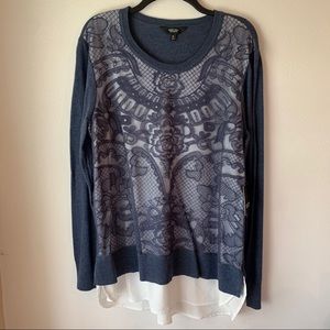 Simply Vera (Vera Wang) XL Blouse (New w/ Tags)